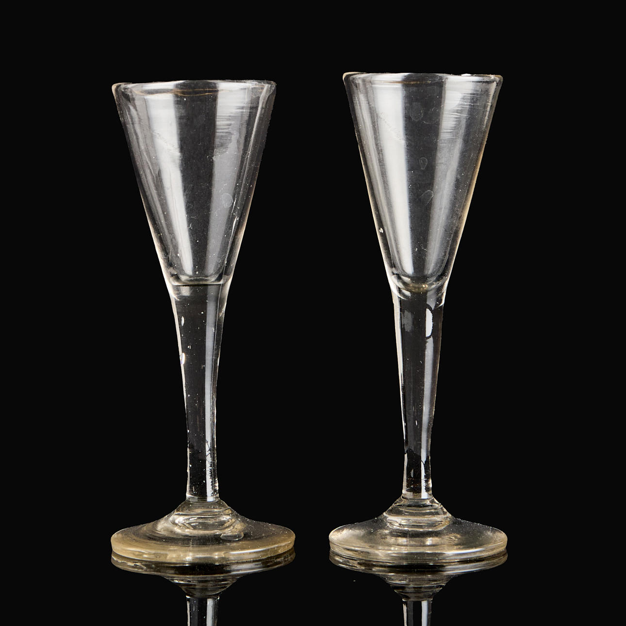 Svenske blonderglas, ca. 1800.