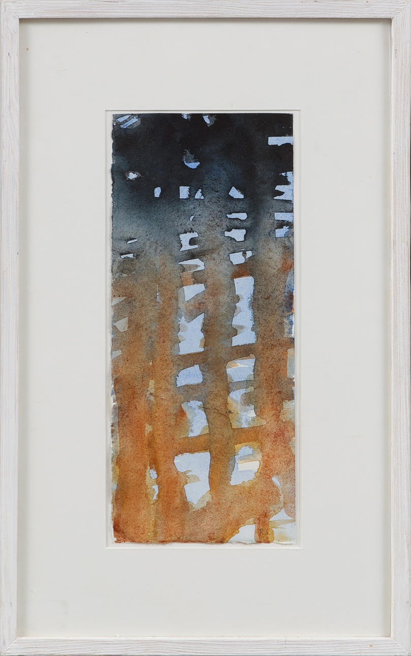 PETER STERNÄNG. Composition, watercolour, signed.