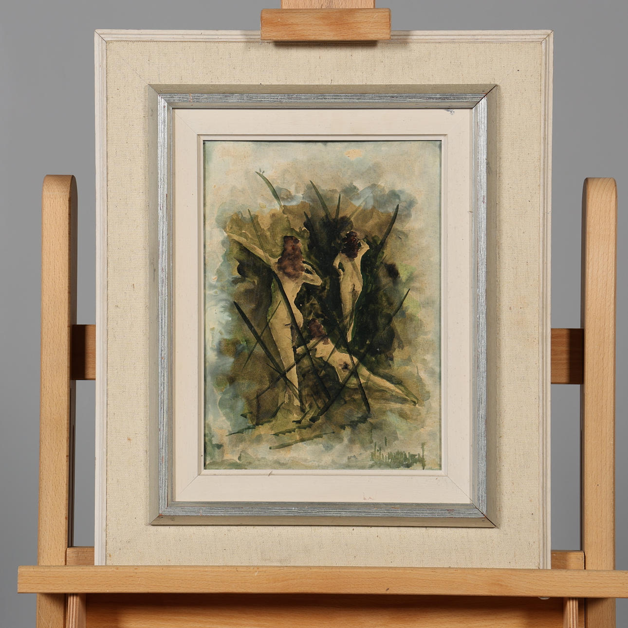 NILS IMMONEN. WATERCOLOR, signed.