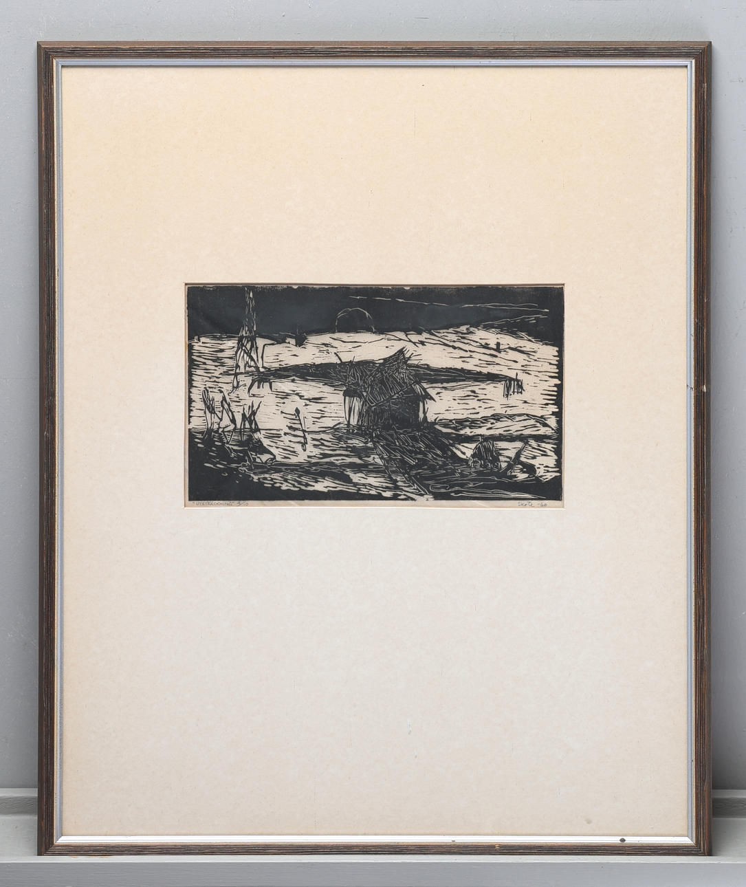 SUNE SKOTE, woodcut.