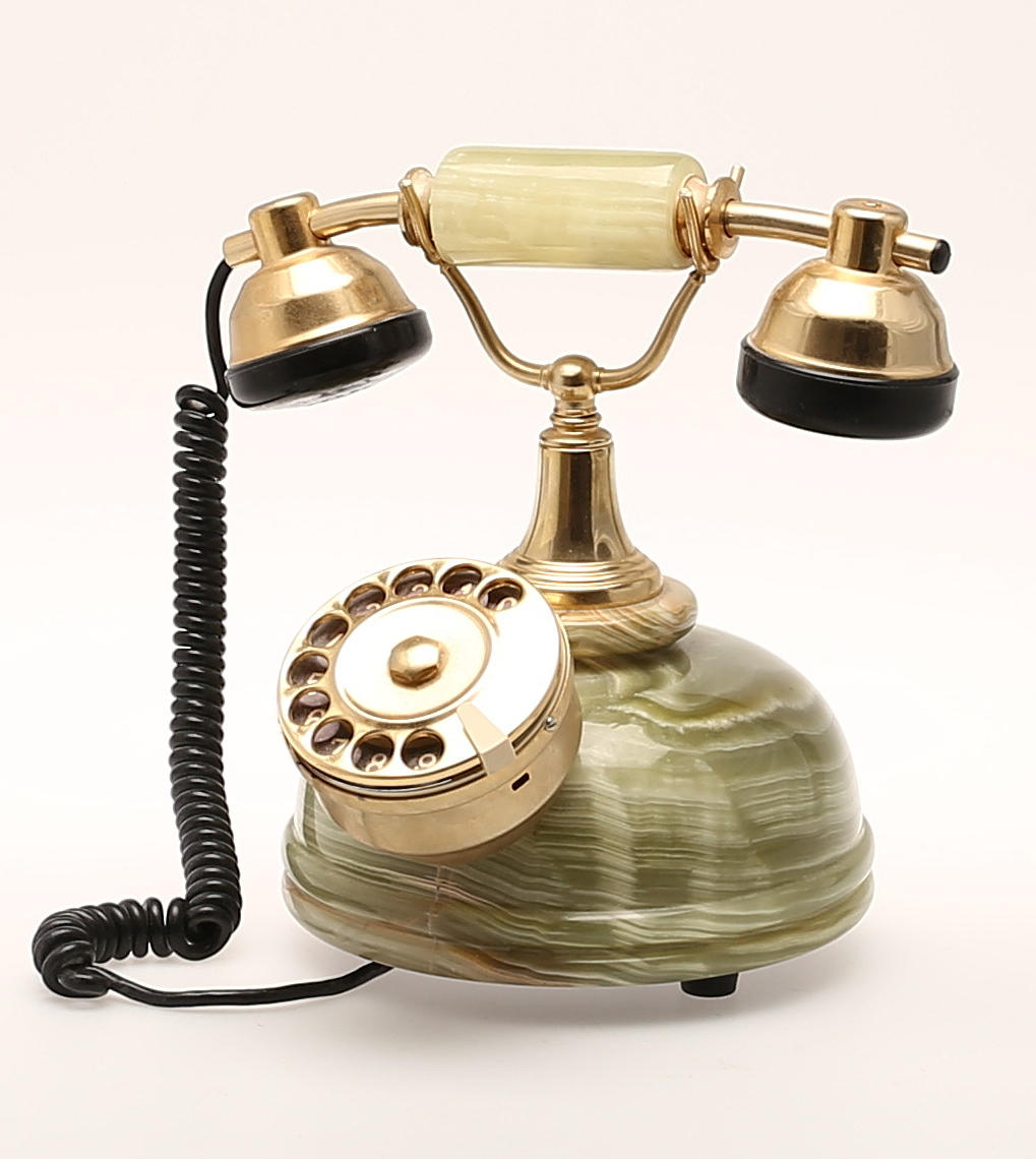 BORDSTELEFON, Onyx, 1900-tal.