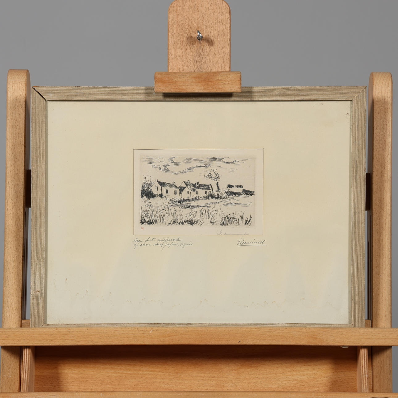 MAURICE DE VLAMINCK. ETSNING, signerad.