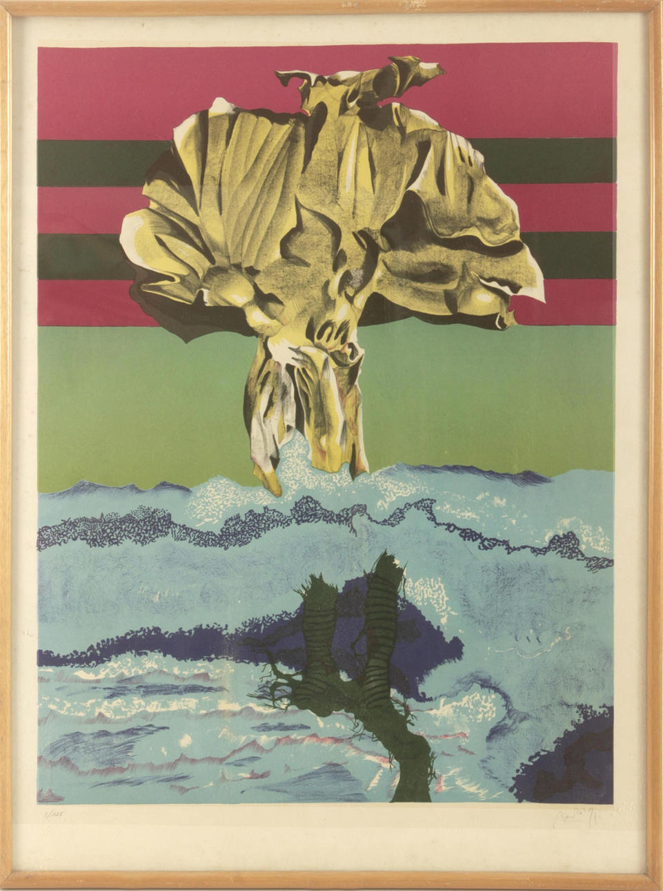 RAFAEL BARTOLOZZI. COMPOSITION. LITHOGRAPH SIGNED AND NUMBERED IN PENCIL 5/125.