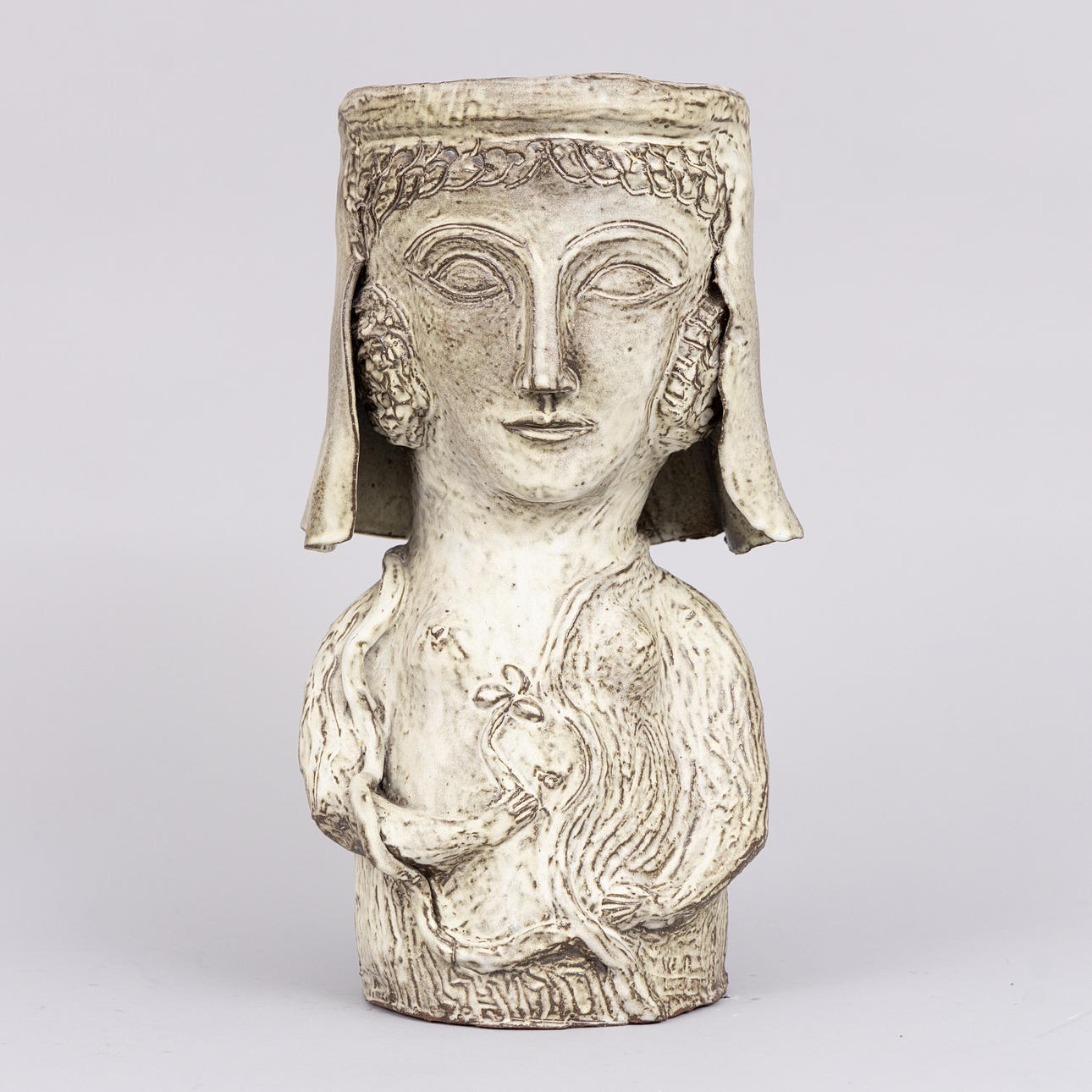 OUTER LINING, glazed ceramic.