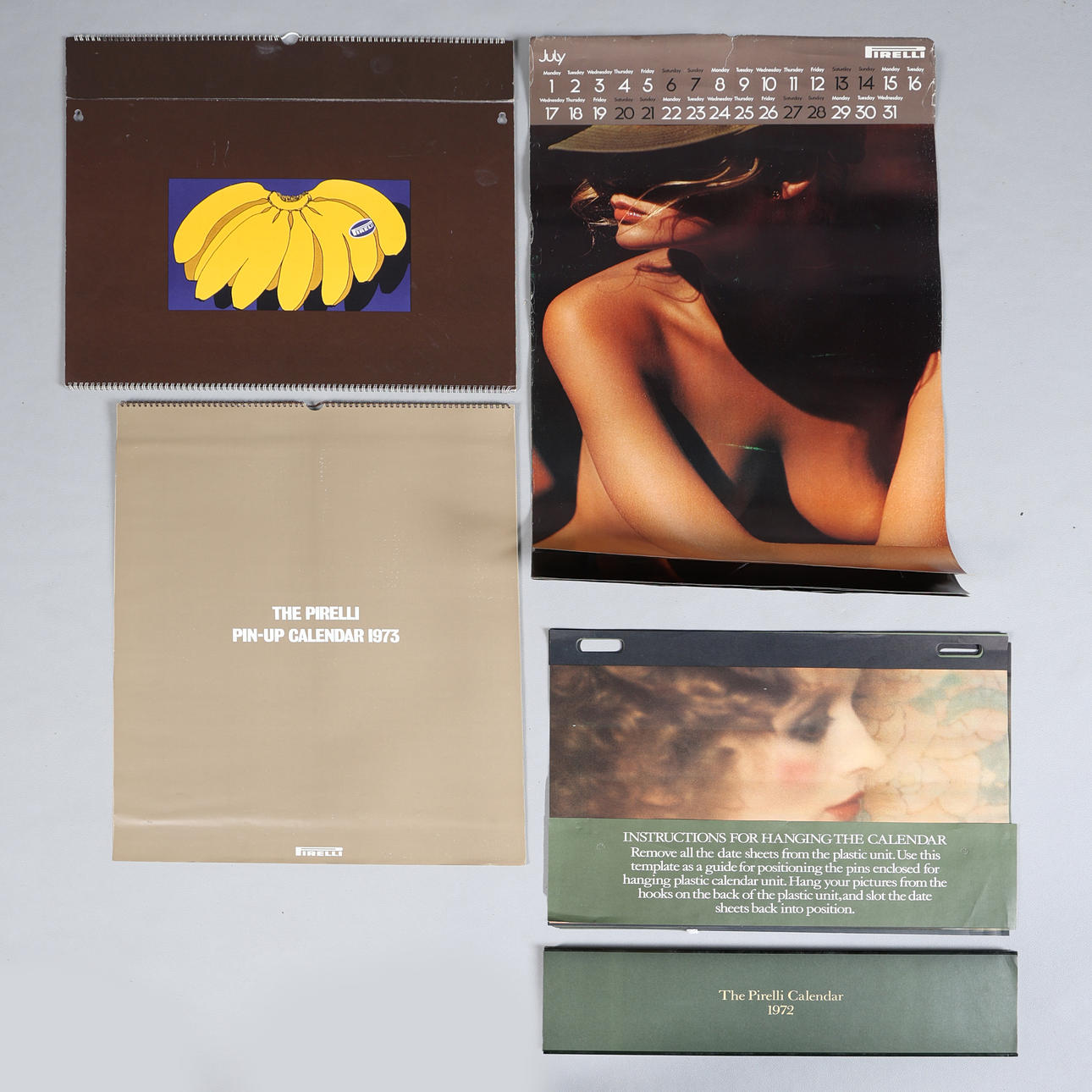 PIRELLI CALENDARS 1971-1974 (4).