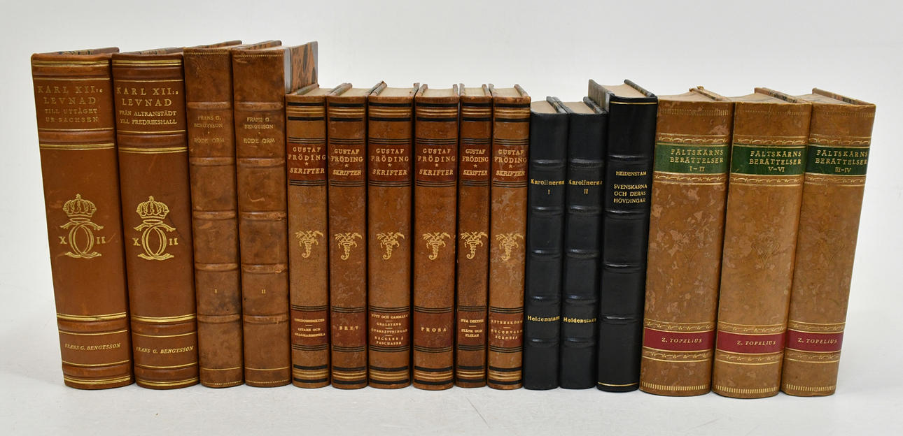 Swedish classics. Fiction. 16 volumes.