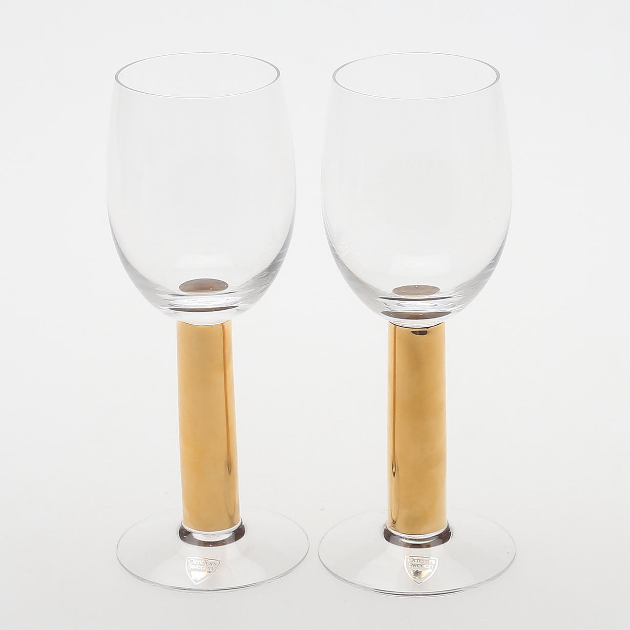 VINGLAS, 2 st, "Nobel", Gunnar Cyrén, 1900-talets andra hälft.