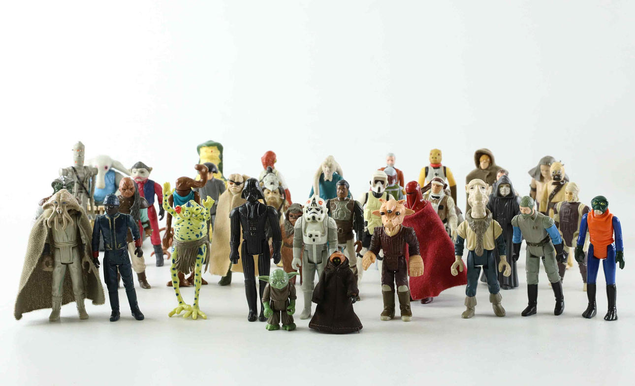 STAR WARS. Actionfiguren, Kenner, 1970er/80er.