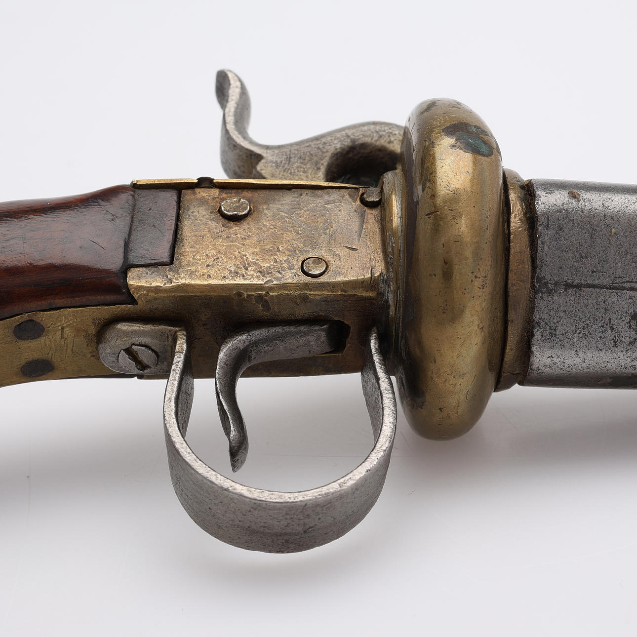 SLAG LOCK PISTOL WITH 4 PIPES, so called pepperbox, Johan Engholm ...