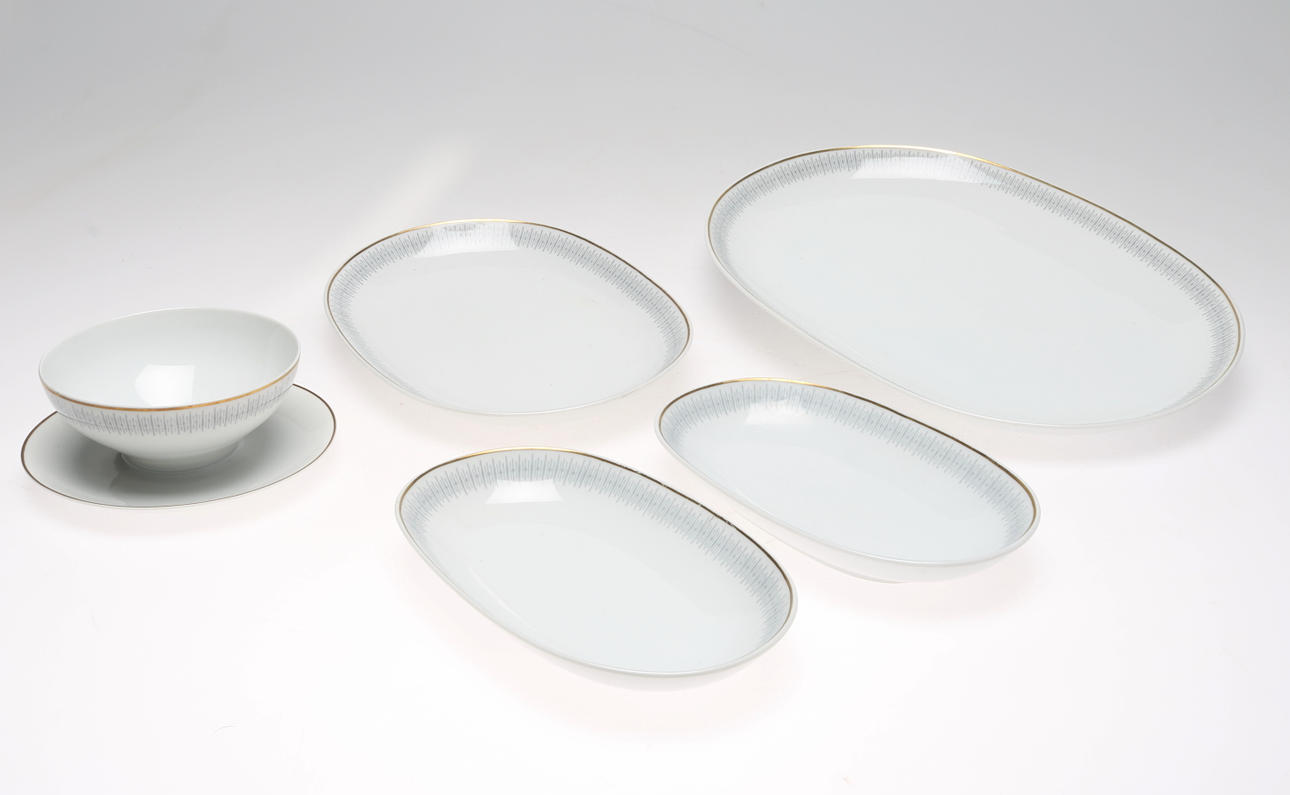 5 delar, Karlskona Upsala-Ekeby, 1900-talets andra hälft.