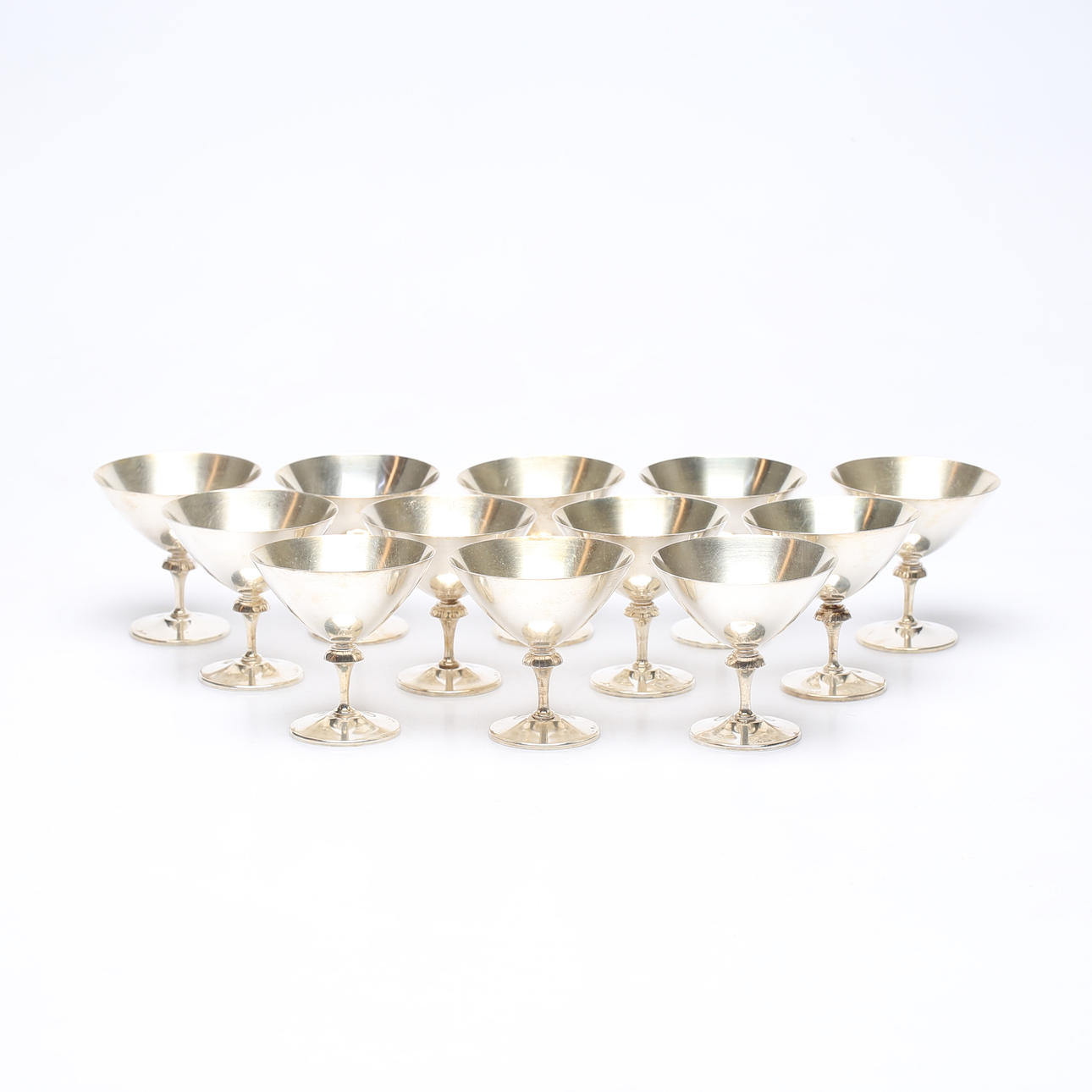 COCKTAILGLAS, 12 st, nysilver, GAB.