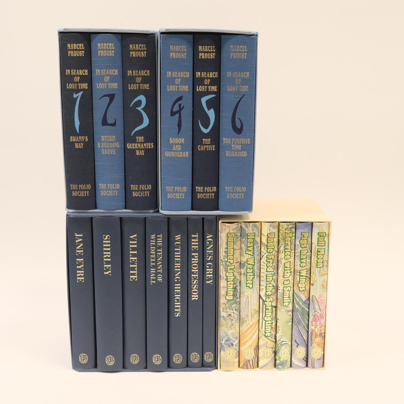 FOLIO SOCIETY, 19 BOKVERK, ENGELSK TEXT.