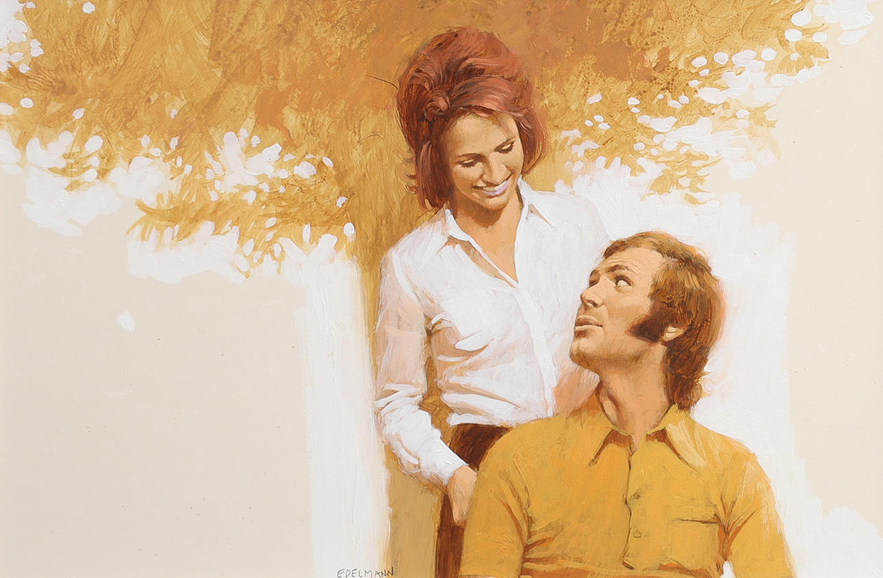 YRJÖ EDELMANN. COUPLE UNDER TREE.