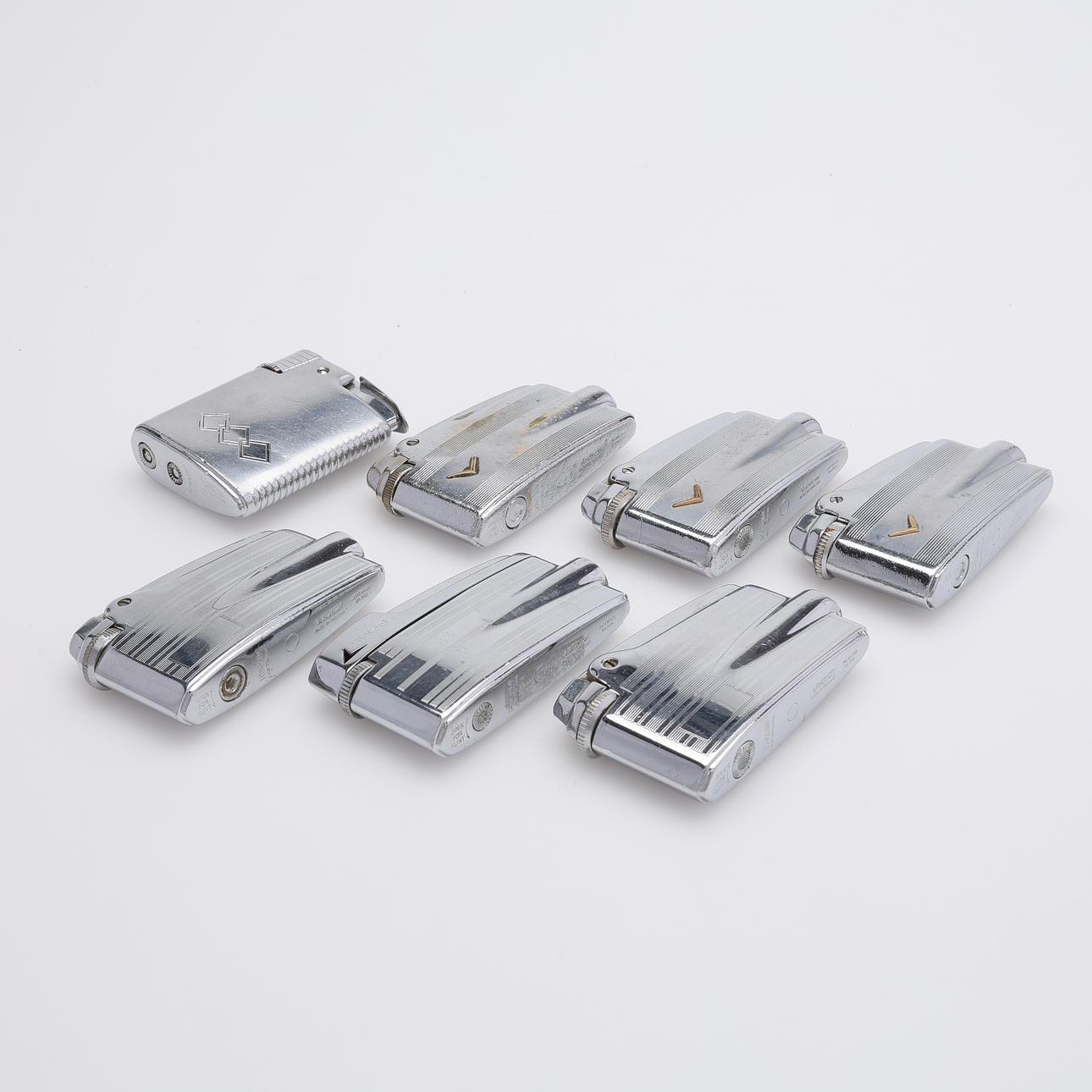 ENCENDEDORES, SIETE PIEZAS, RONSON.