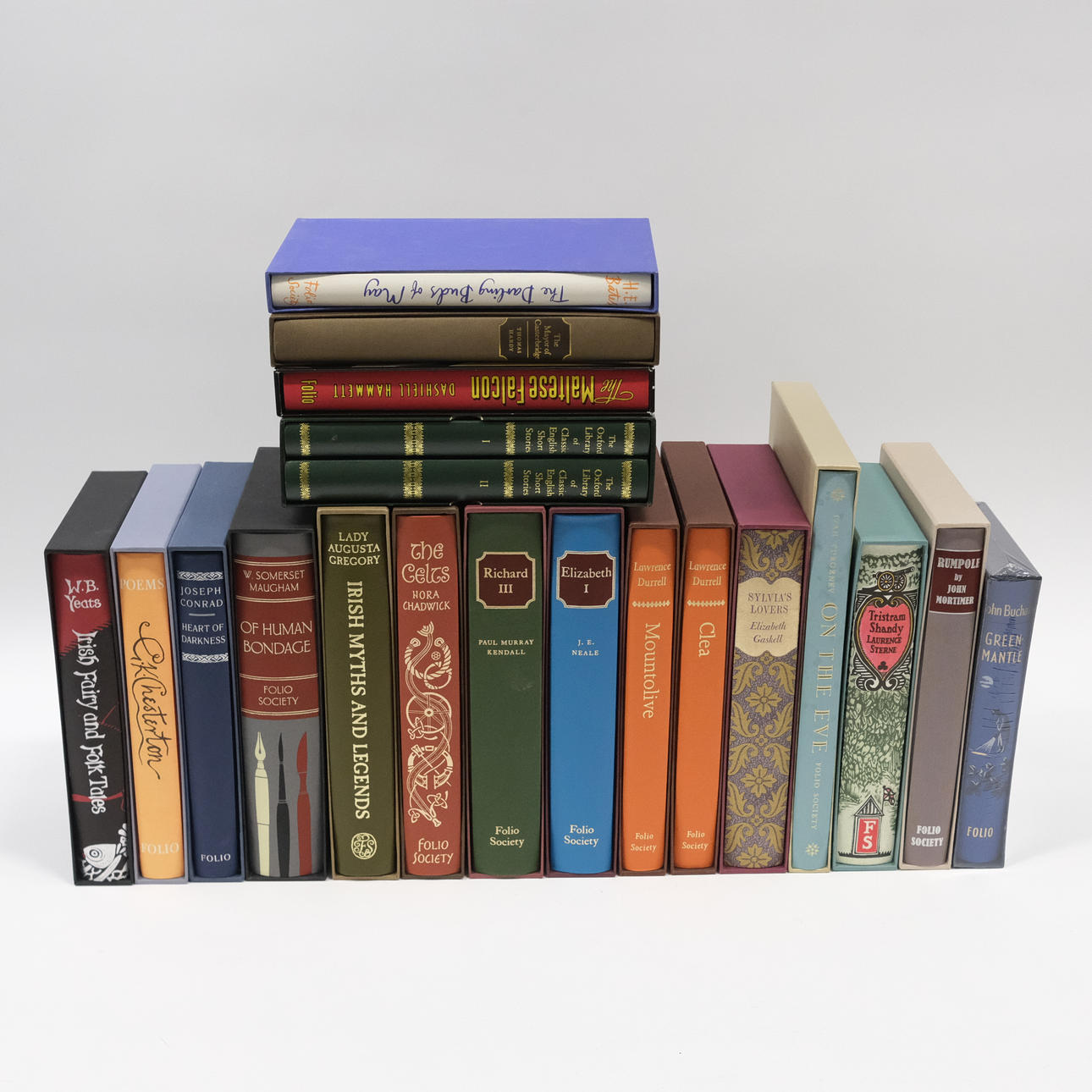 FOLIO SOCIETY, 19 BANDS ENGLISCHE TEXTE.