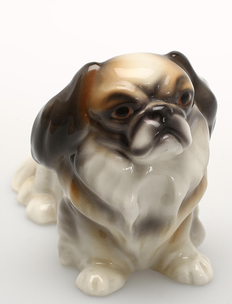 FIGURIN, hund, porslin, Goldscheider.