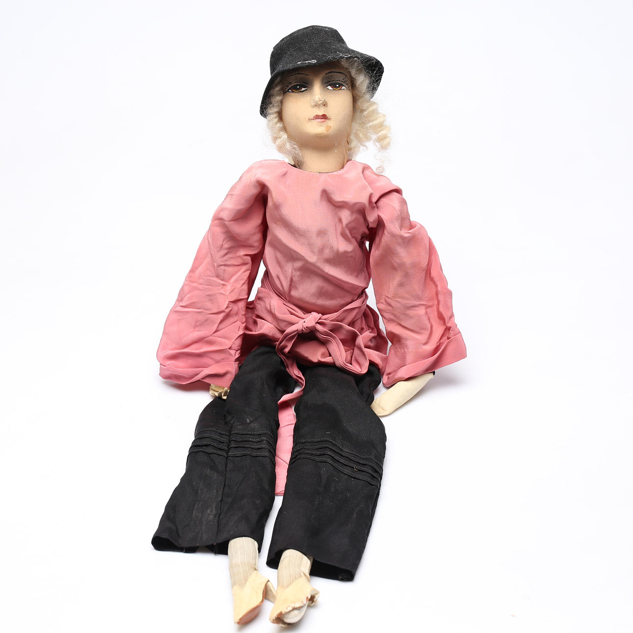 A 1920/30's boudoir doll.