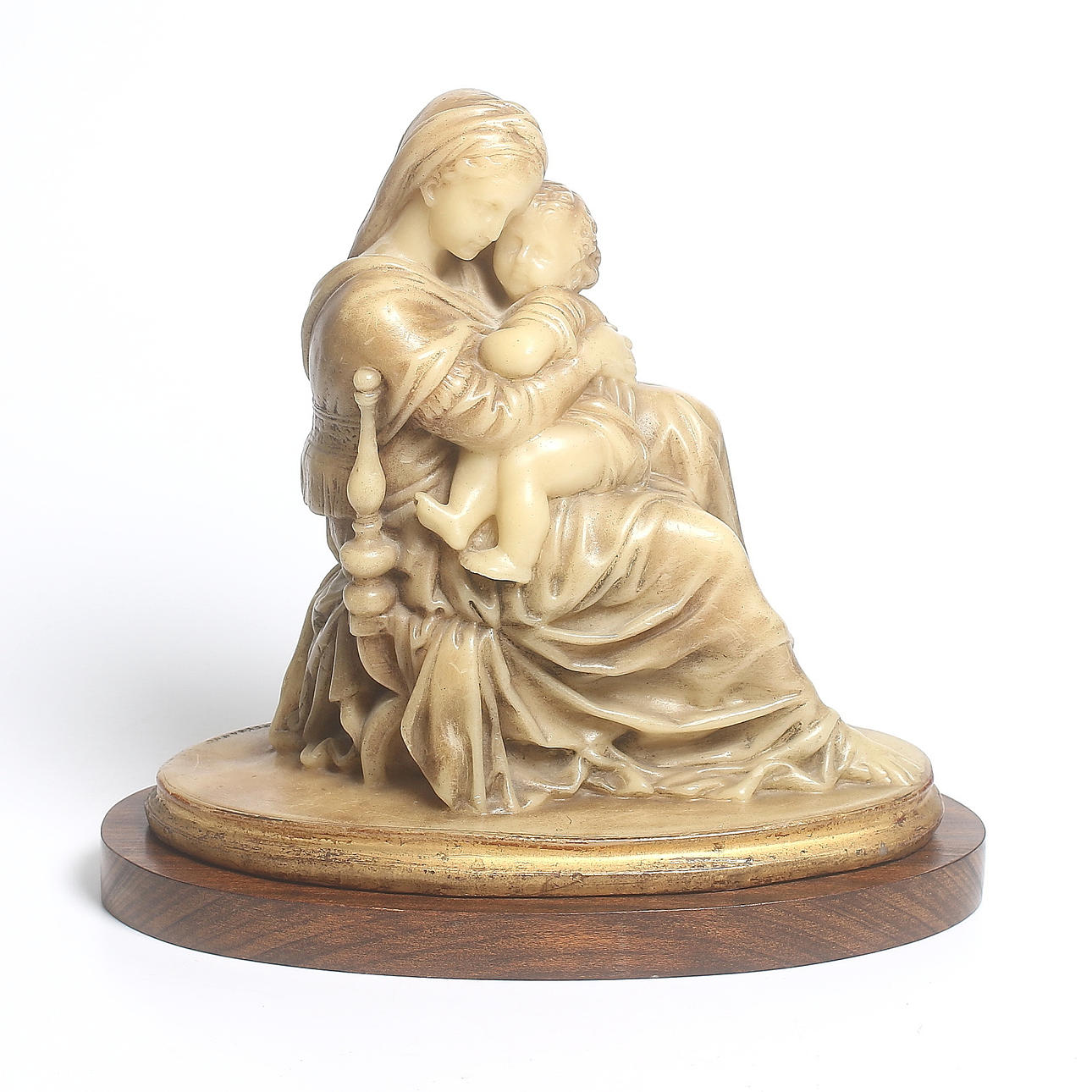 R. PEYRANNE. SKULPTUR, vax, signerad, Frankrike. 1900-talets början.