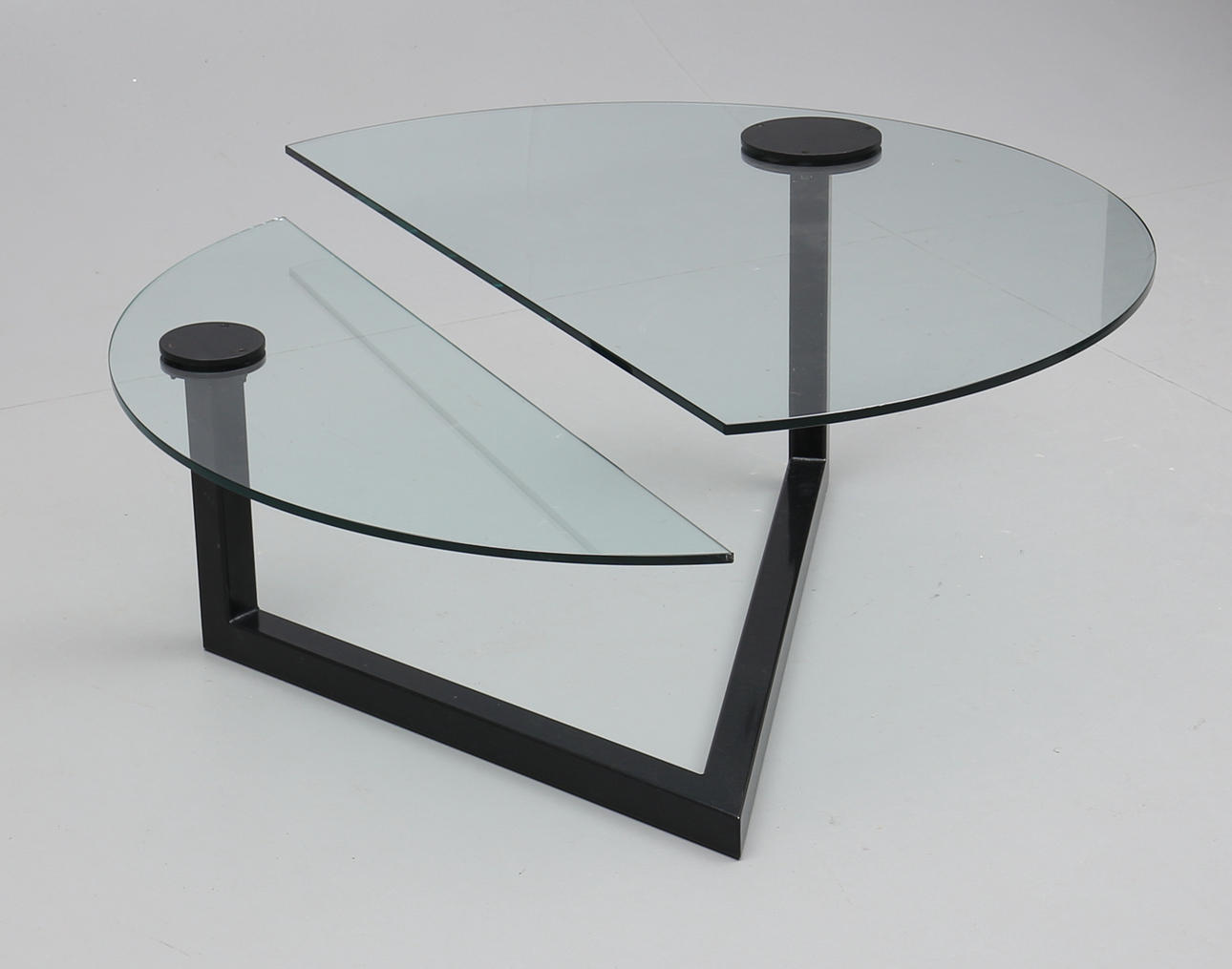 BORD, glas/metall, modern design, okänd formgivare.