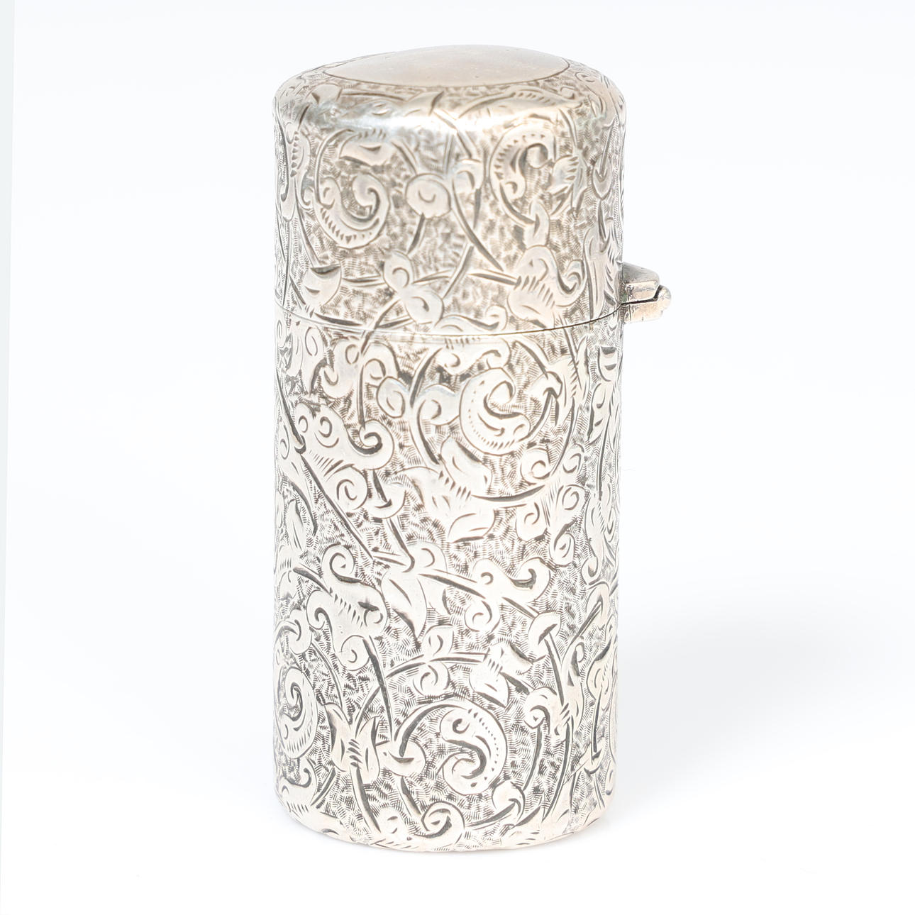 DOFTFLASKA, VIKTORIANSK SILVER, SAMSON MORDAN.