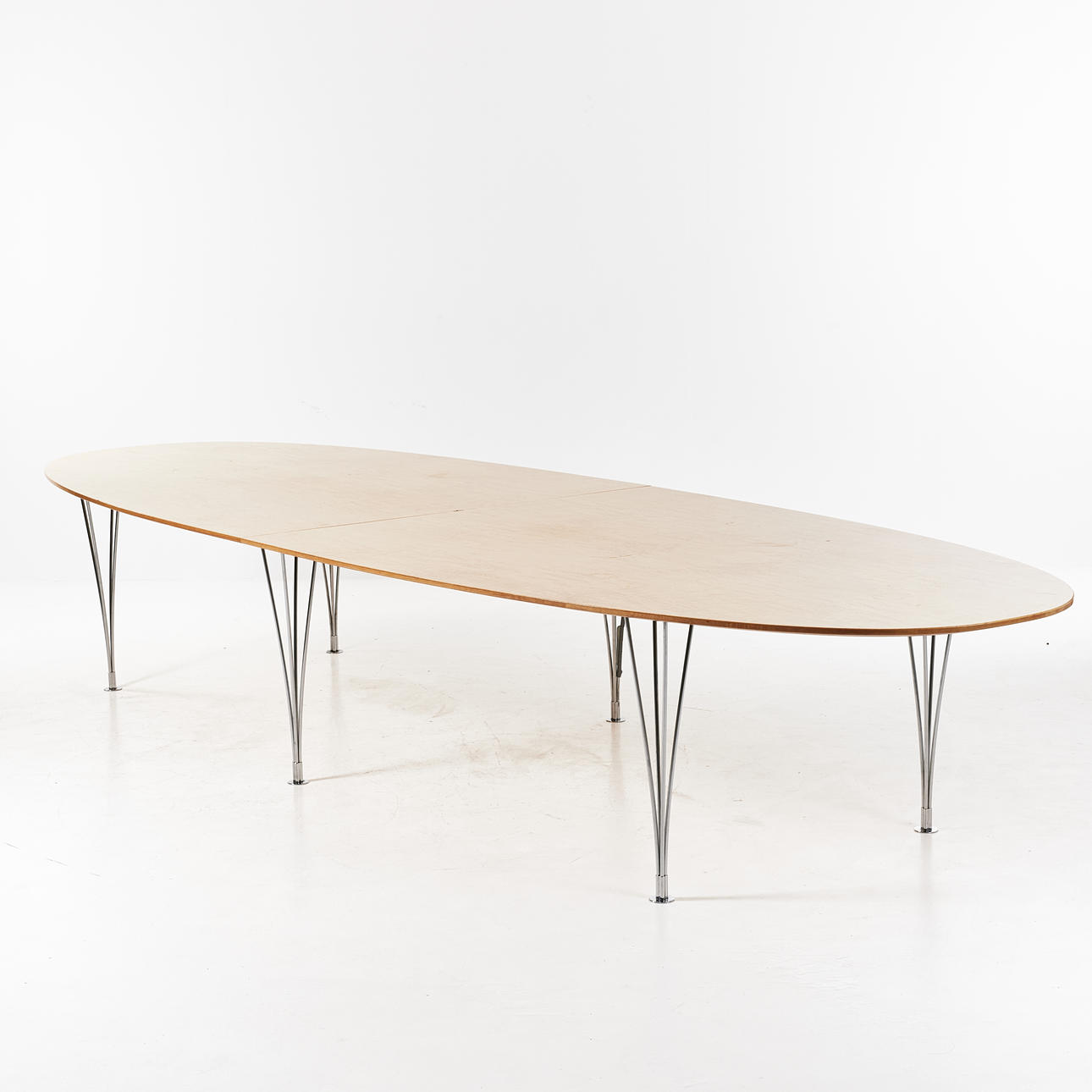 PIET HEIN & BRUNO MATHSSON. Table “Superellips”, for Mathsson International.