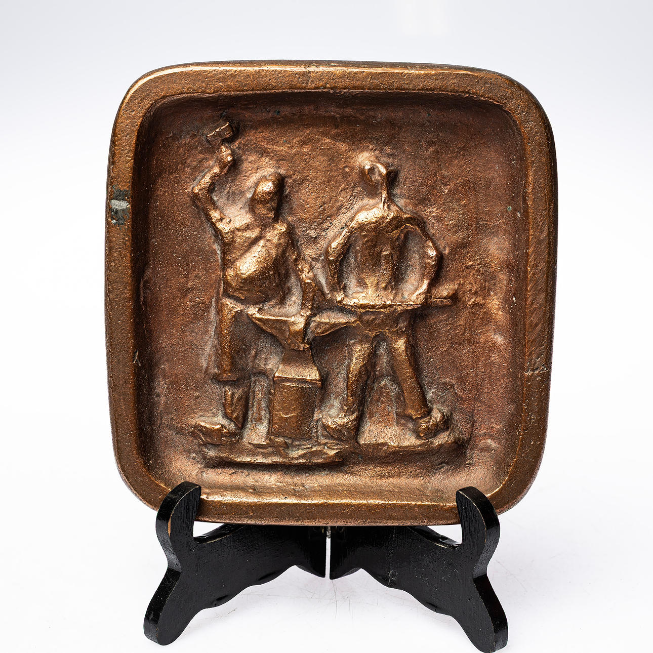 ALLAN REBELING. Relief, Kupfer, Eskilstuna.