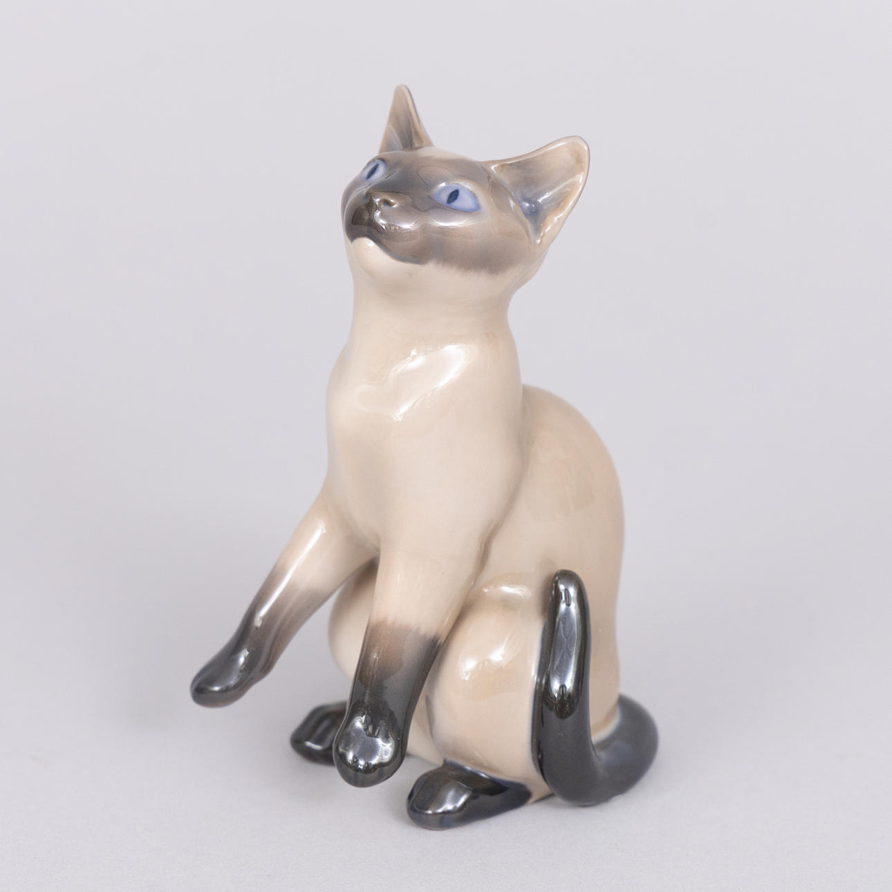 KATTEFIGUR, Siamese, Bing & Grøndahl, Danmark.