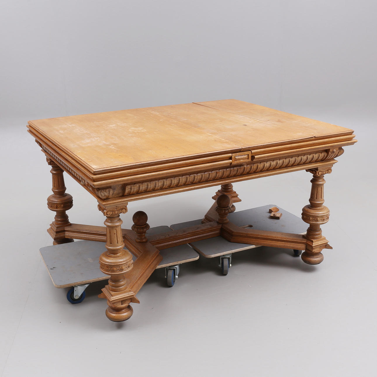 A Neo-Renaissance dining table, Jonsson's oak furniture industry ...