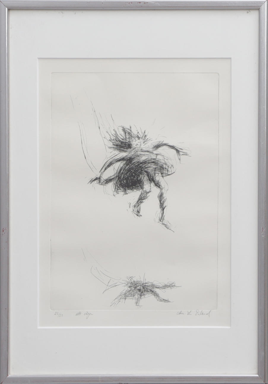 ANN-LIS ENLUND. GRAPHIC SHEET, signed.