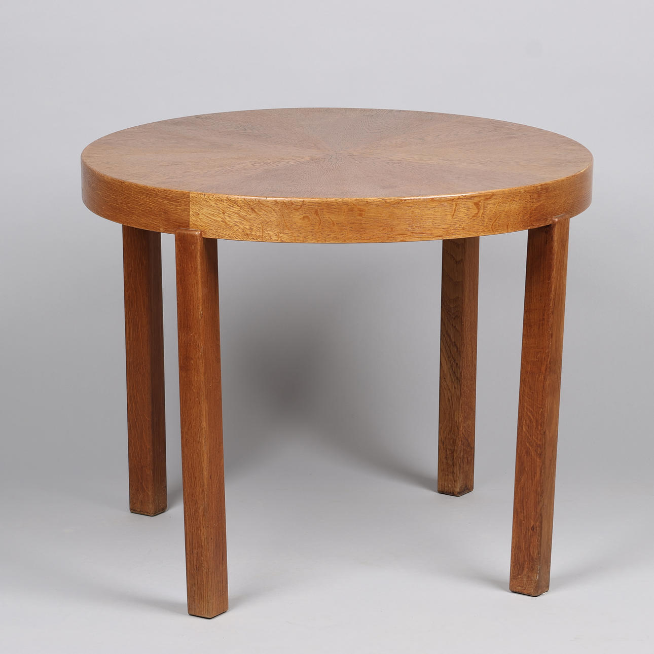 DANSK SVENKERMESTER, soffbord, rund ek, Nordic Art Deco, Danmark, 1930 ...