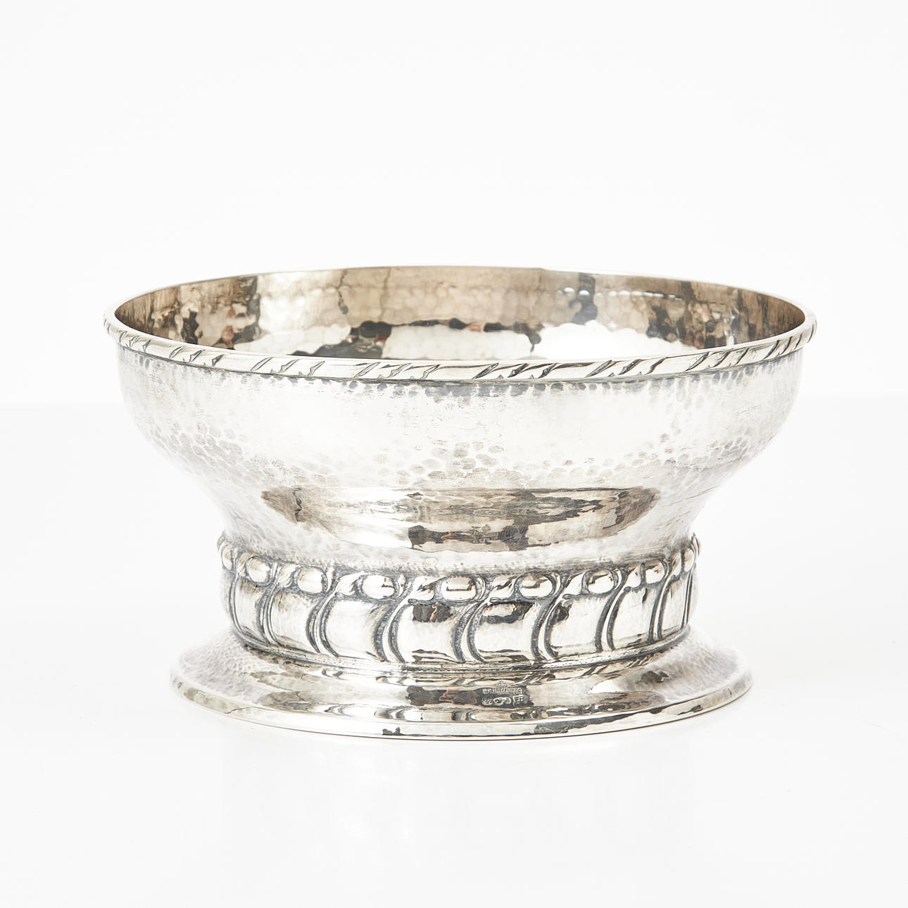 Schüsselteller, Silber, CG Hallberg, 1918.