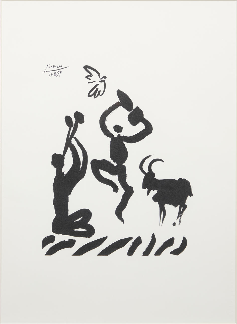 PABLO PICASSO. La danse du Berger (Hyrdernes dans).