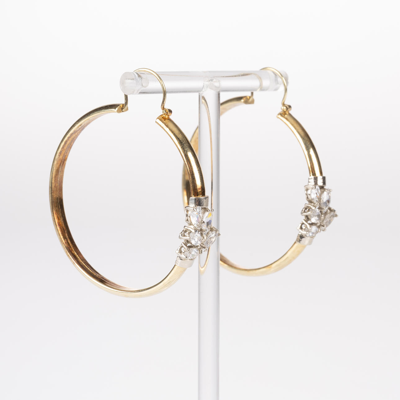 ÖRHÄNGEN, 14K guld, Cubic zirkoner.