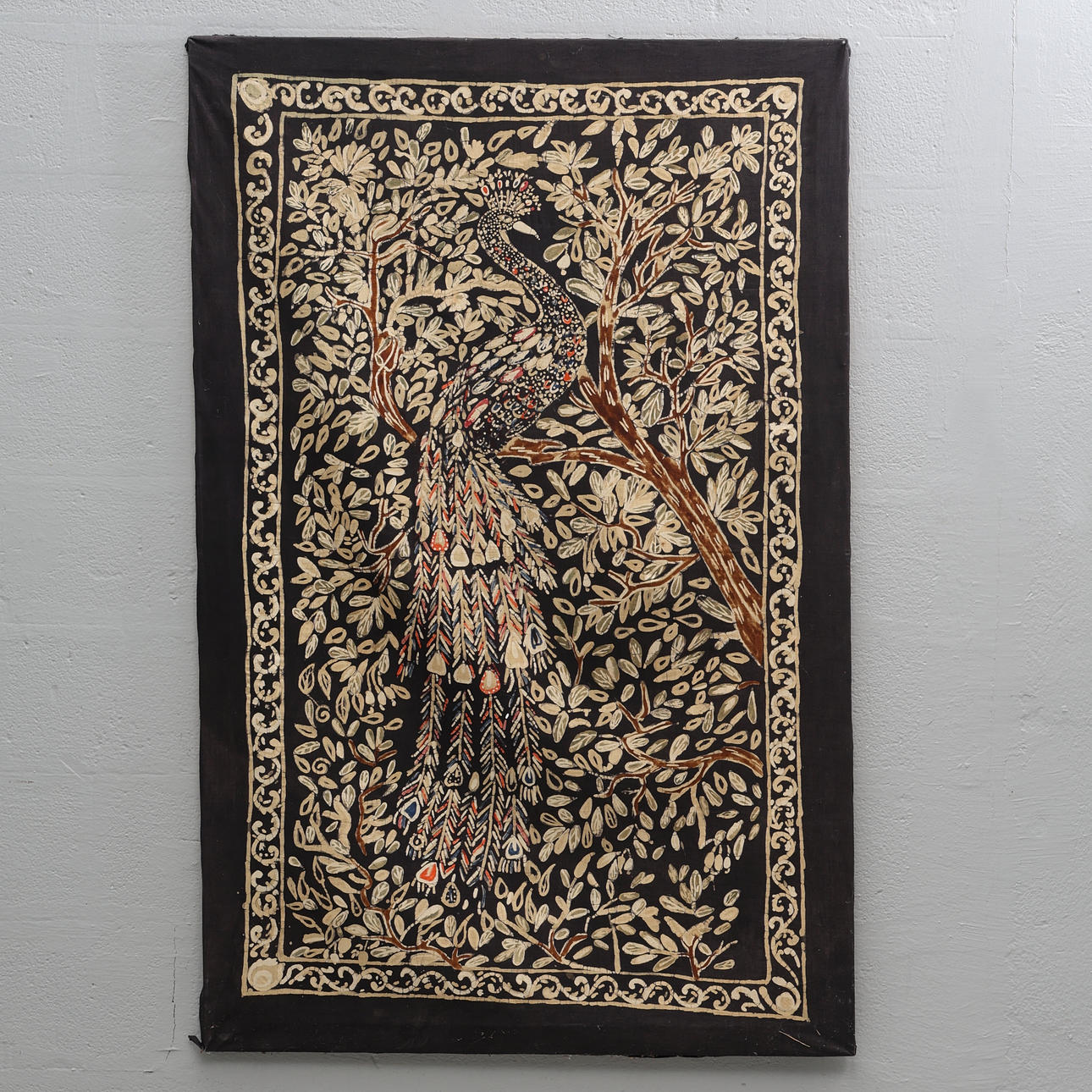 WALL TEXTILE, peacock.