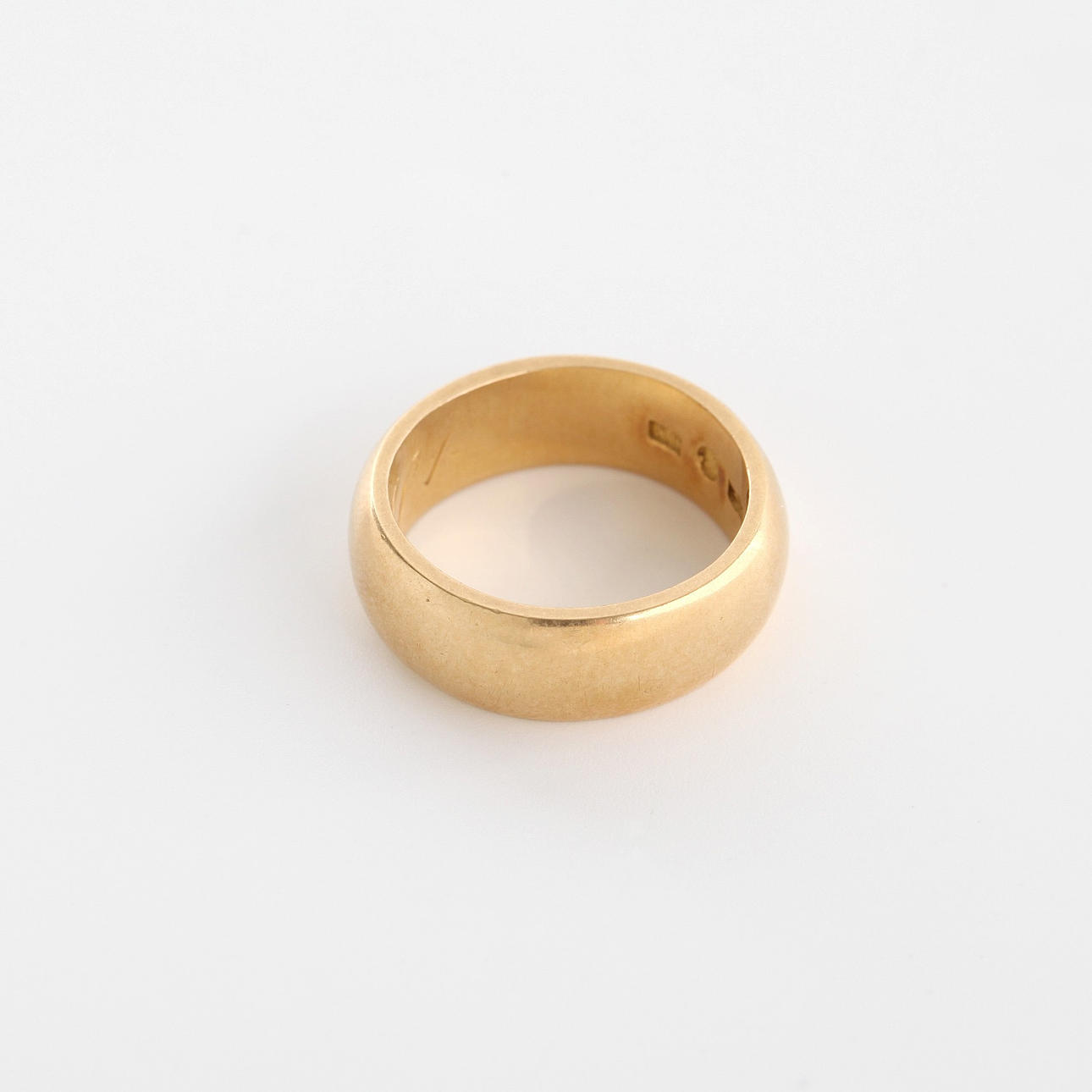 SMOOTH RING, 18K gold, 1900.