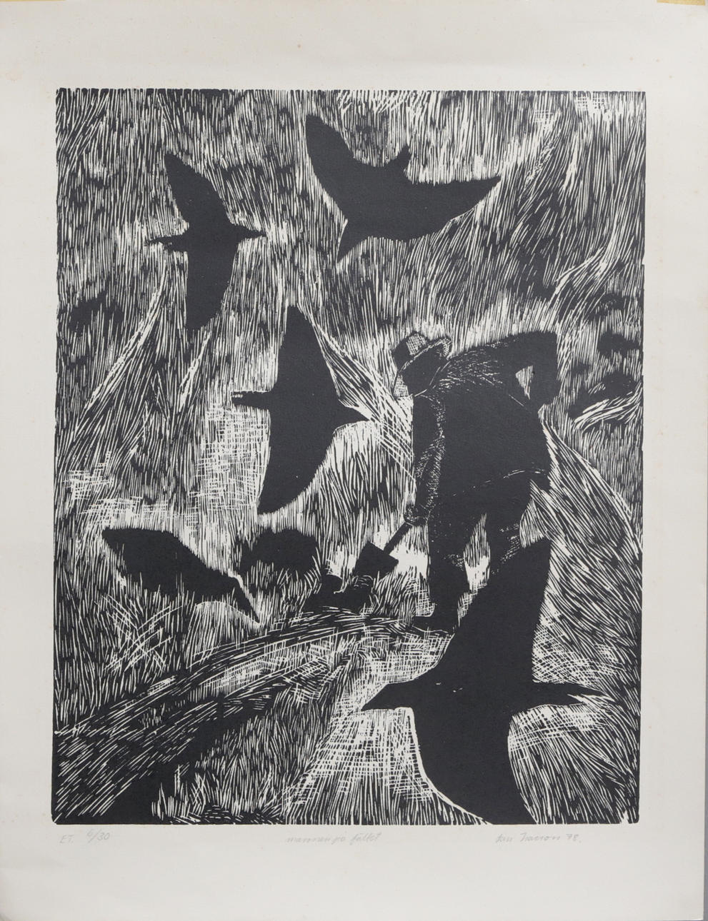 LARS HANSSON. LITO, signed.