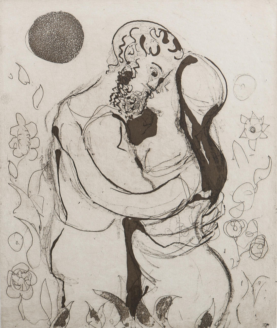 LENNART ROSENSOHN. FIGURKOMPOSITION, ETSNING.