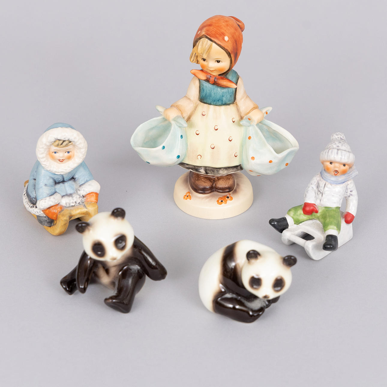 5 figurer, Goebel, Tyskland.