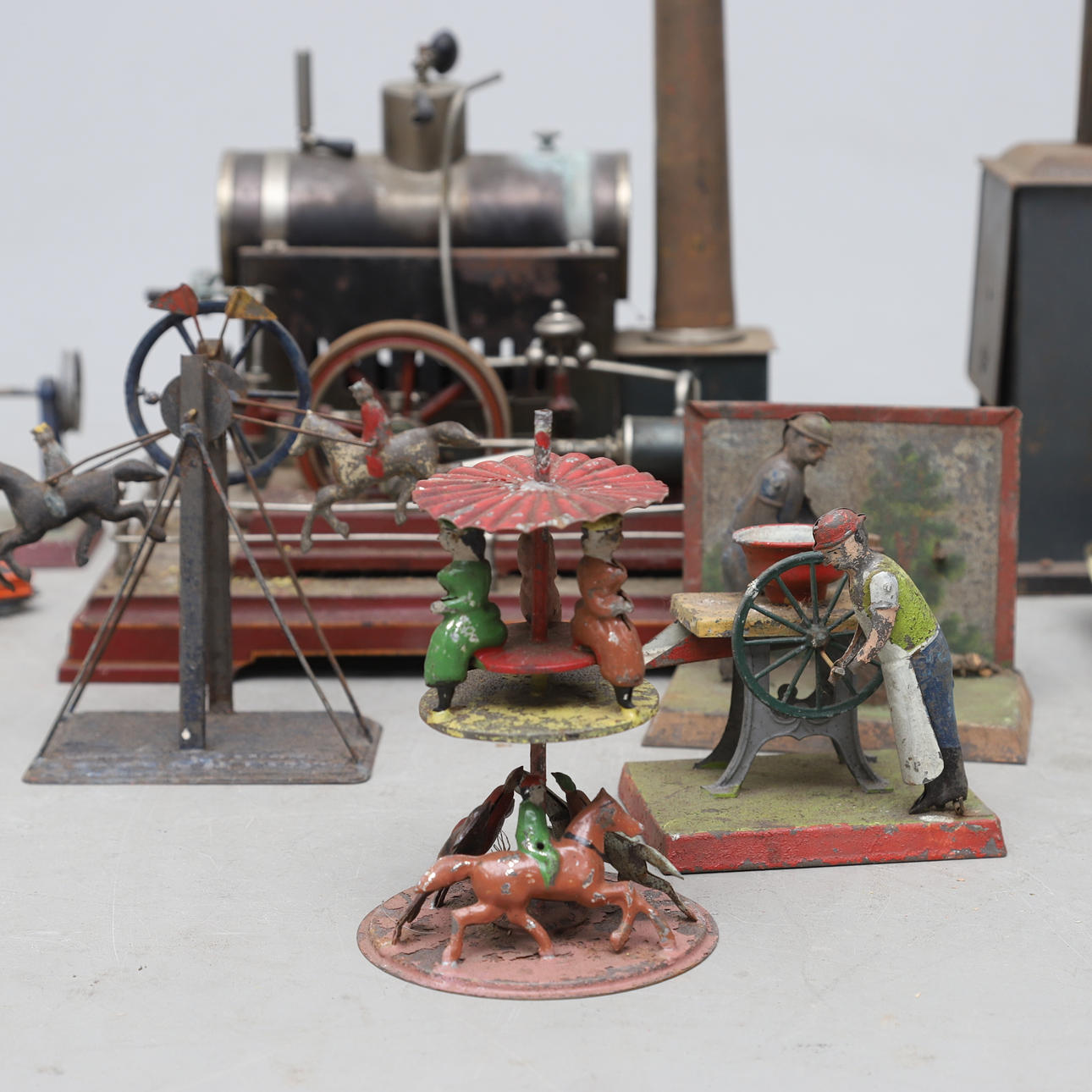 ÅNGMASKIN m. TILLBEHÖR, 1900-tal.