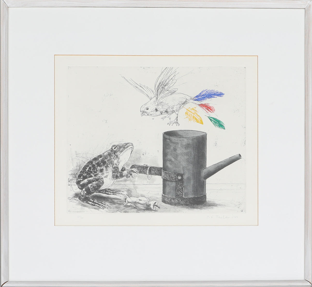 PÄR GUNNAR THELANDER. lithograph, signed, numbered 20/60.