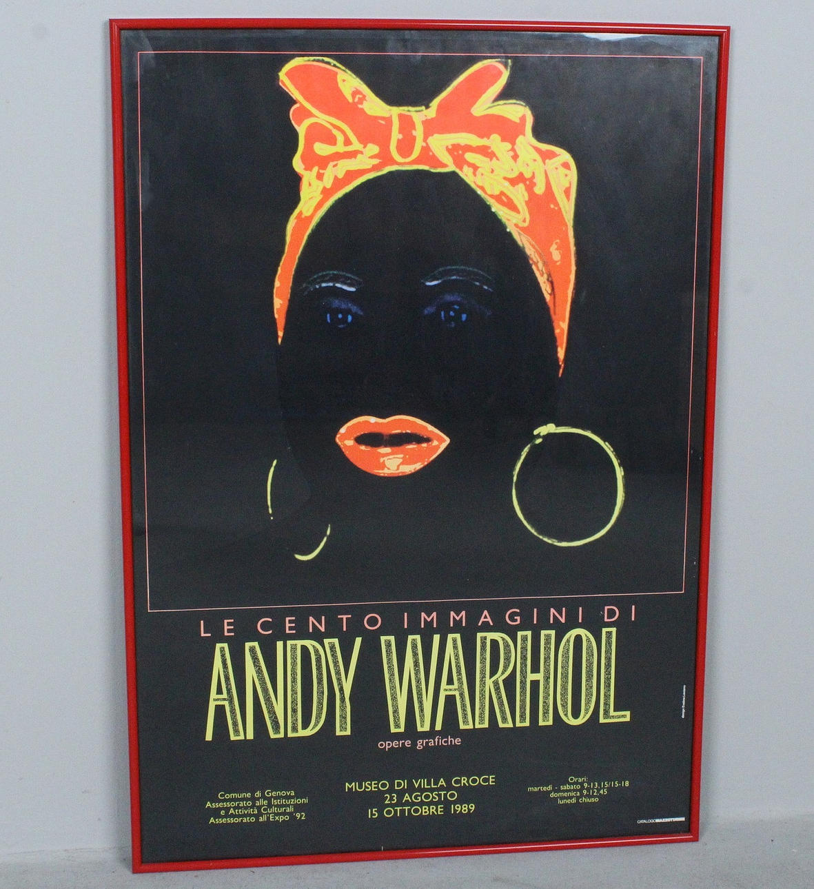 Poster/tryck 'Le Cento Immagini Av Andy Warhol'.