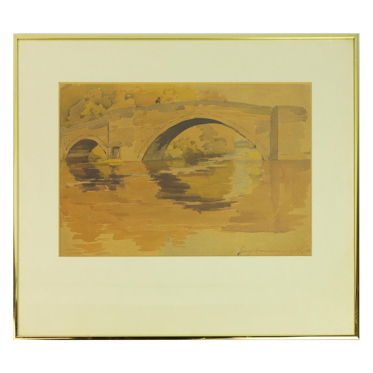 GEORGE HARRISON. LANDSKAB NÆR STAMFORD BRIDGE.