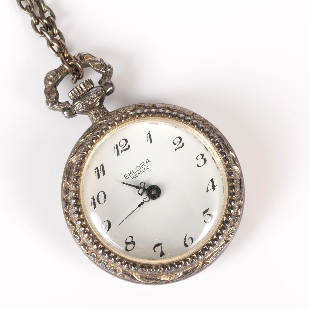 DAMENUHR, Silber, manuelles Uhrwerk, Eklora.