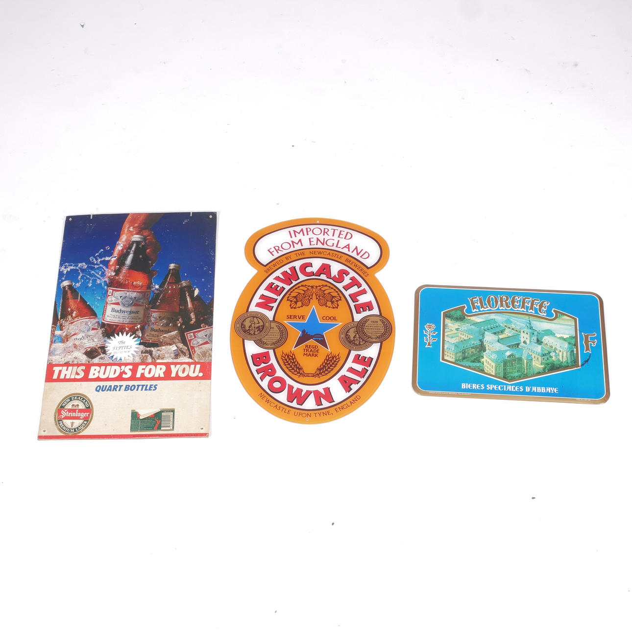 MAINOSMERKIT OLUT, 3 kpl.