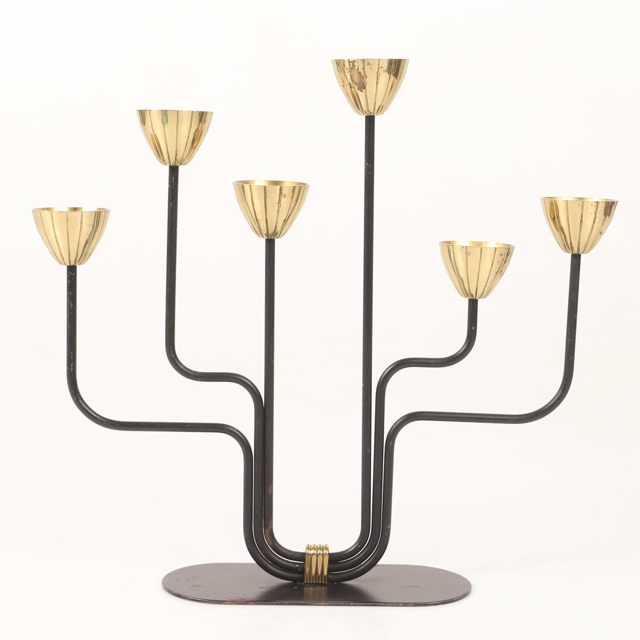 GUNNAR ANDER. Ljusstake, Ystad Metall.