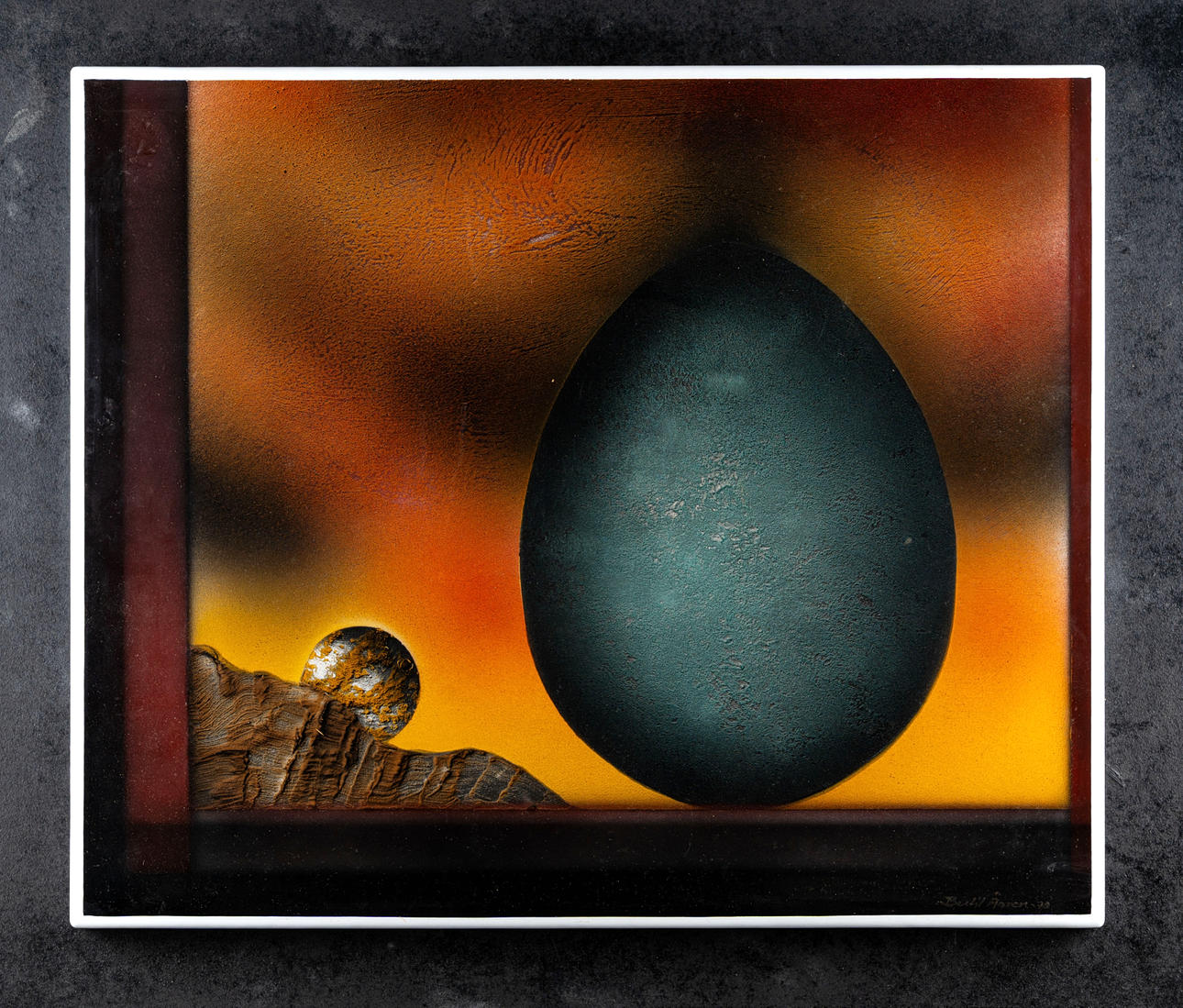 BERTIL ÅGREN. Enamel painting,”.