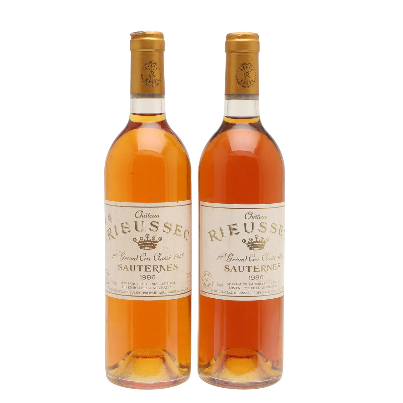 WINE - CHATEAU RIEUSSEC SAUTERNES 1986.