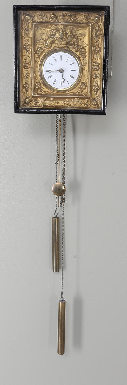 VÄGGKLOCKA, 1800-tal.