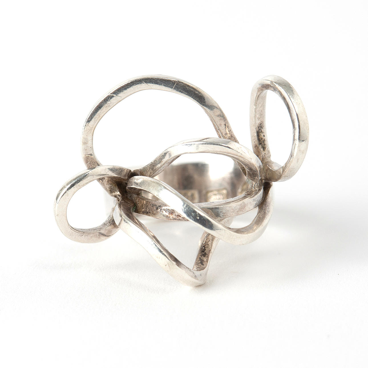 CECILIA JOHANSSON, ring, silver, Göteborg, 1977.