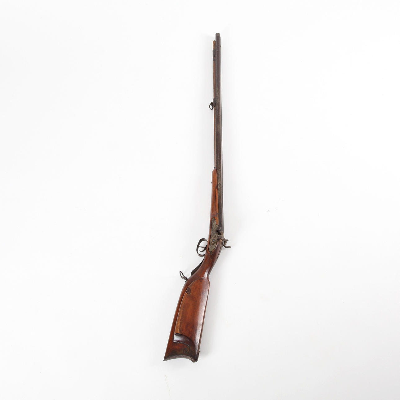 Double barreled breech-loading rifle, 19th century. Weapons & Militaria ...